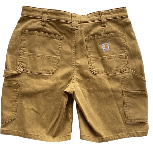 NWOT Carhartt Mens cargo brown shorts. Size 4. Excellent condition. - Picture 2 of 10